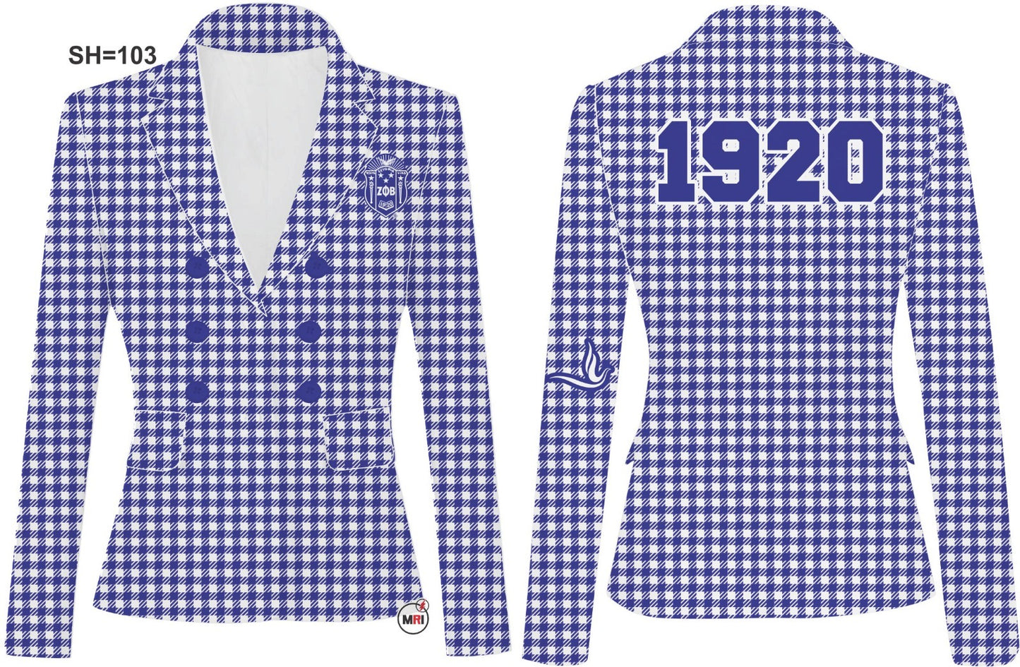 Zeta Phi Beta Sorority, Inc. Blazer