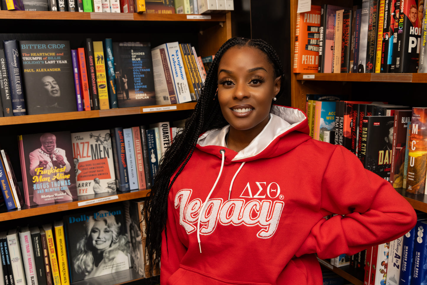 Delta Sigma Theta Sorority, Inc. LEGACY HOODIE(RED)