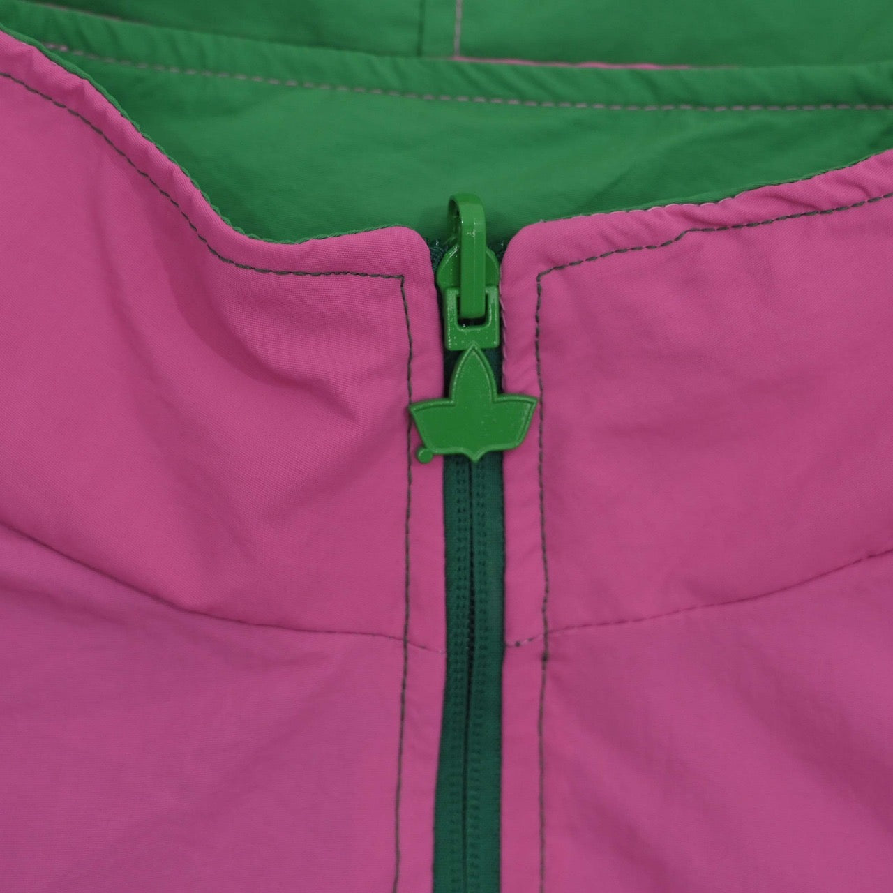 Alpha Kappa Alpha Sorority, Inc. Reversible Windbreaker(green/pink)