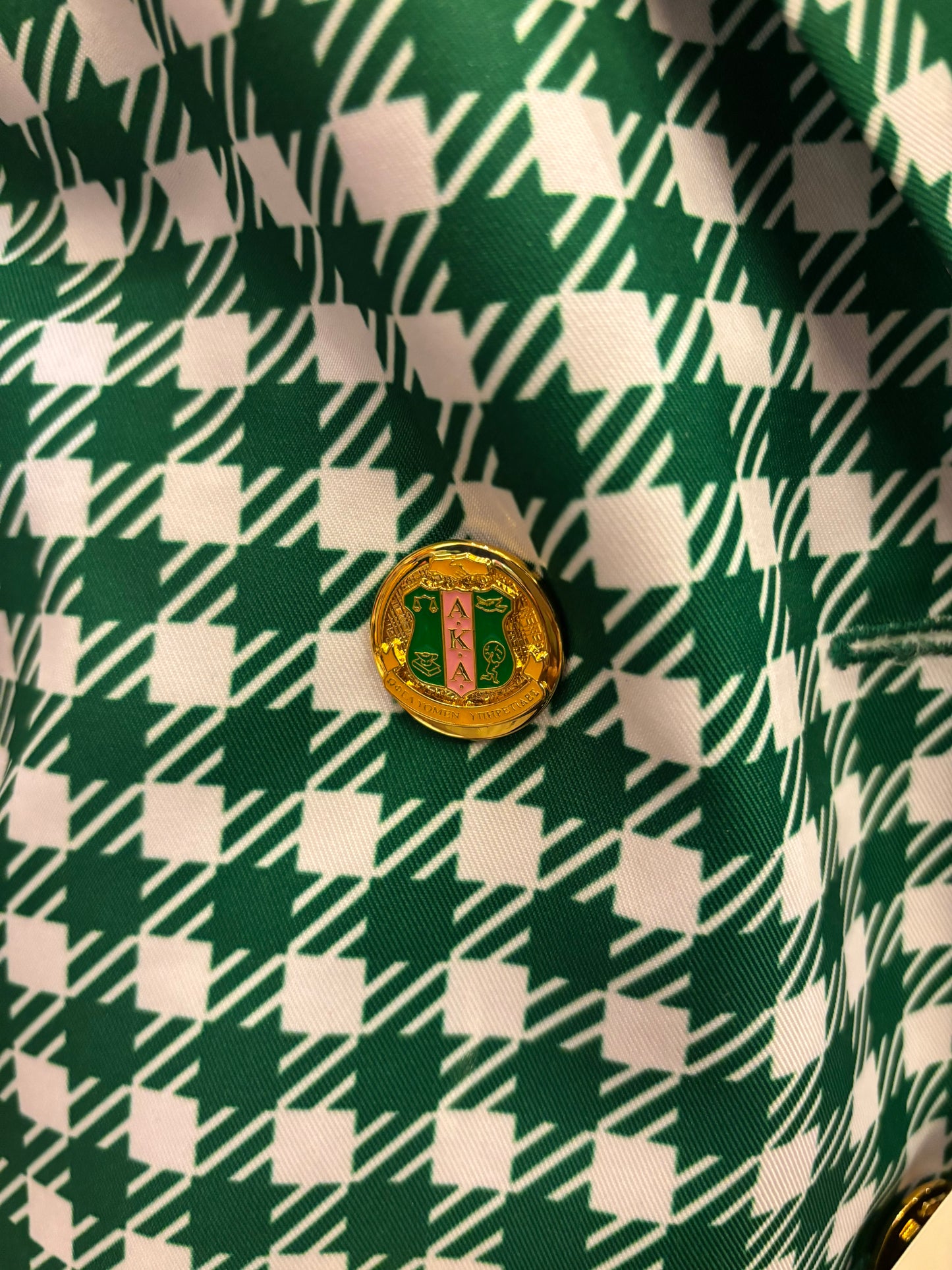 AKA Houndstooth Blazer