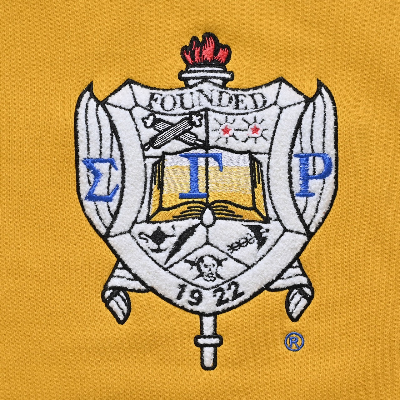 Sigma Gamma Tho Sorority, Inc. Chenille Sweatshirt(gold)