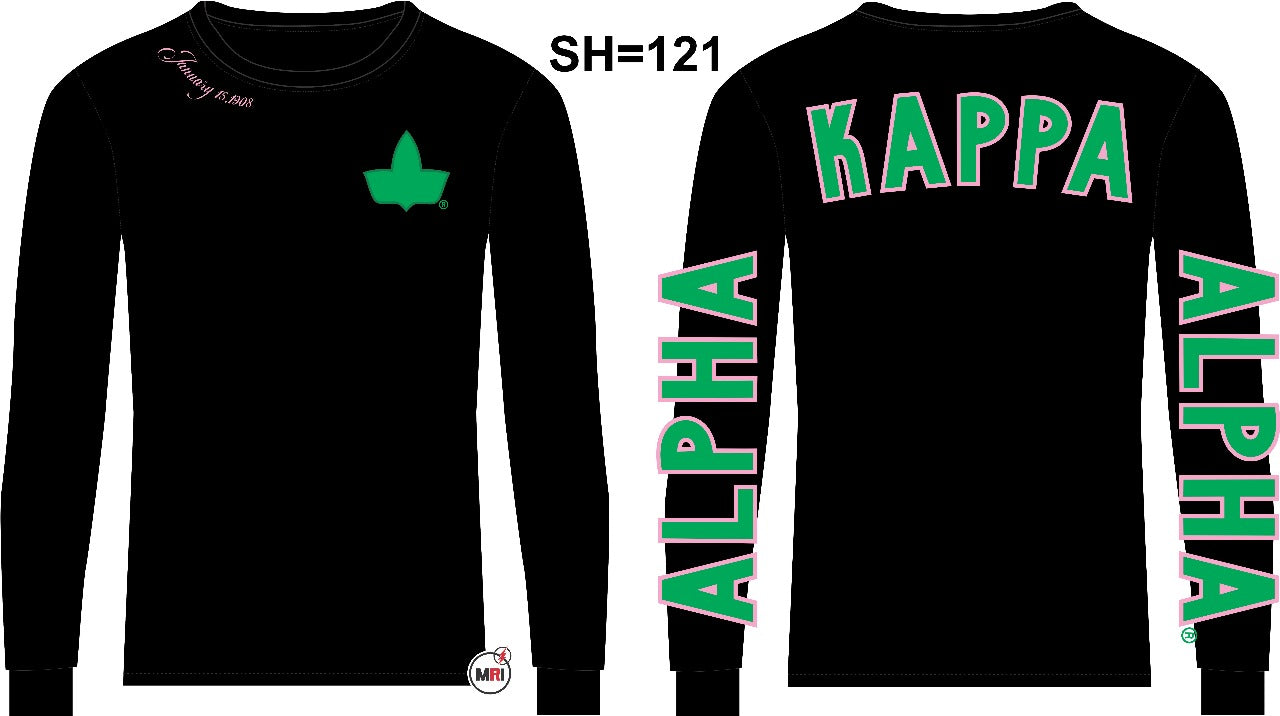 Alpha Kappa Alpha Sorority, Inc. Ivy T-shirt (black)