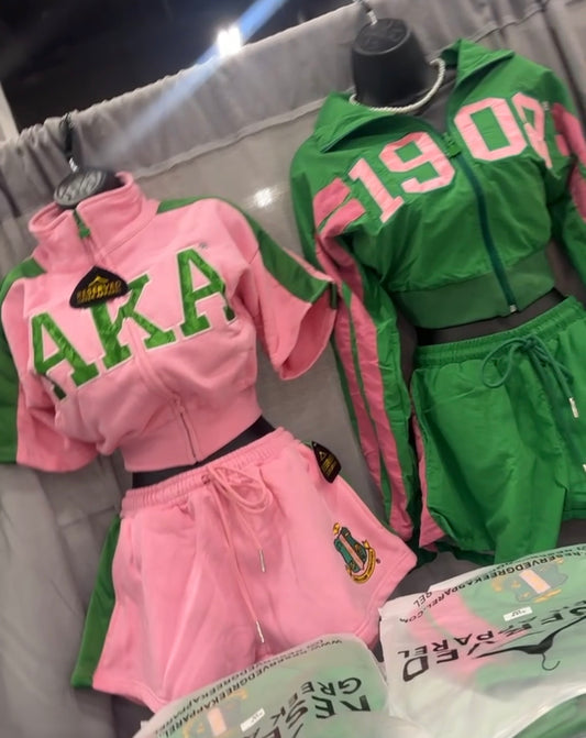 Alpha Kappa Alpha Sorority, Inc. Short  Set