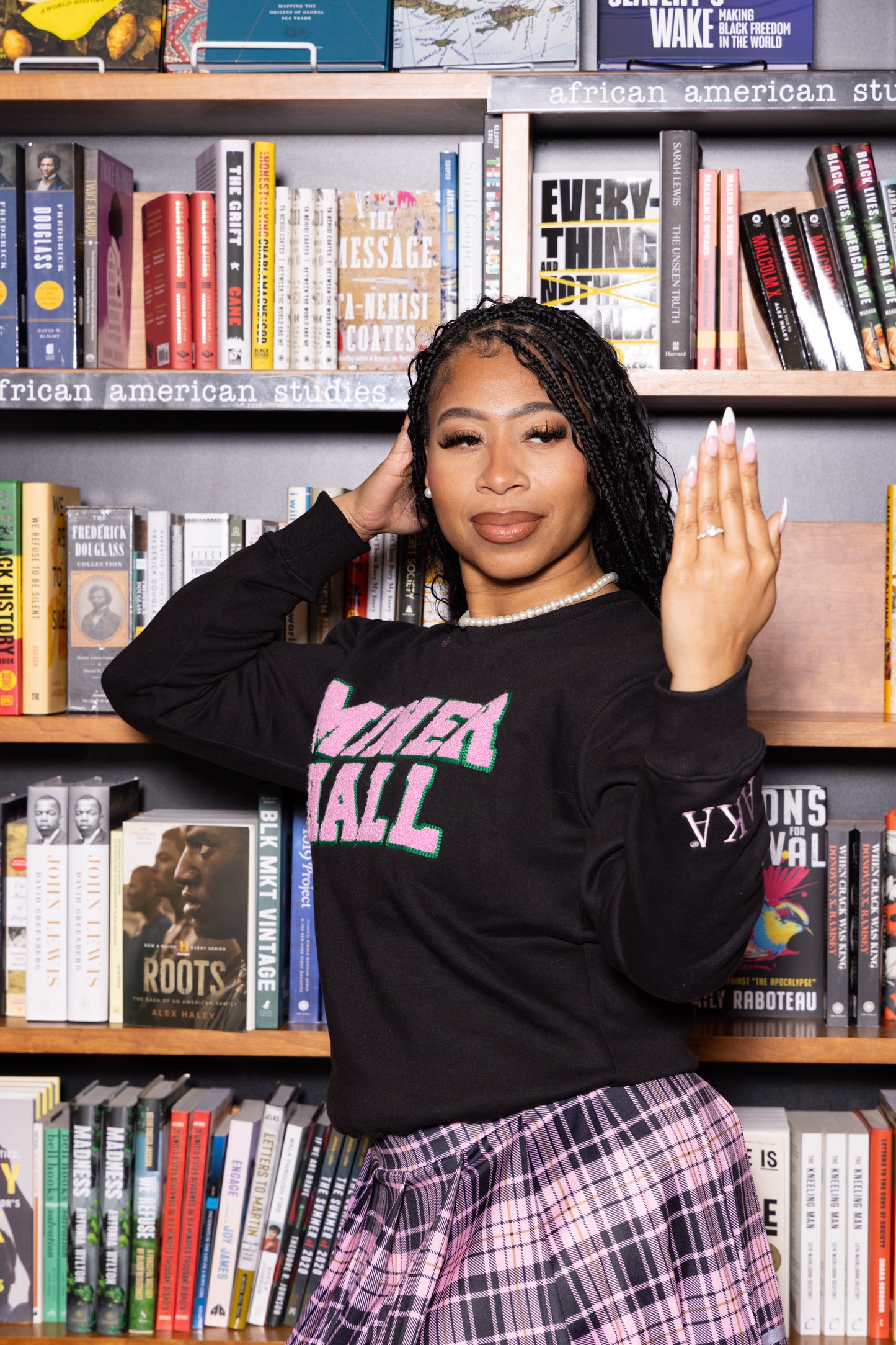 Miner Hall AKA Chenille Sweatshirt (black)