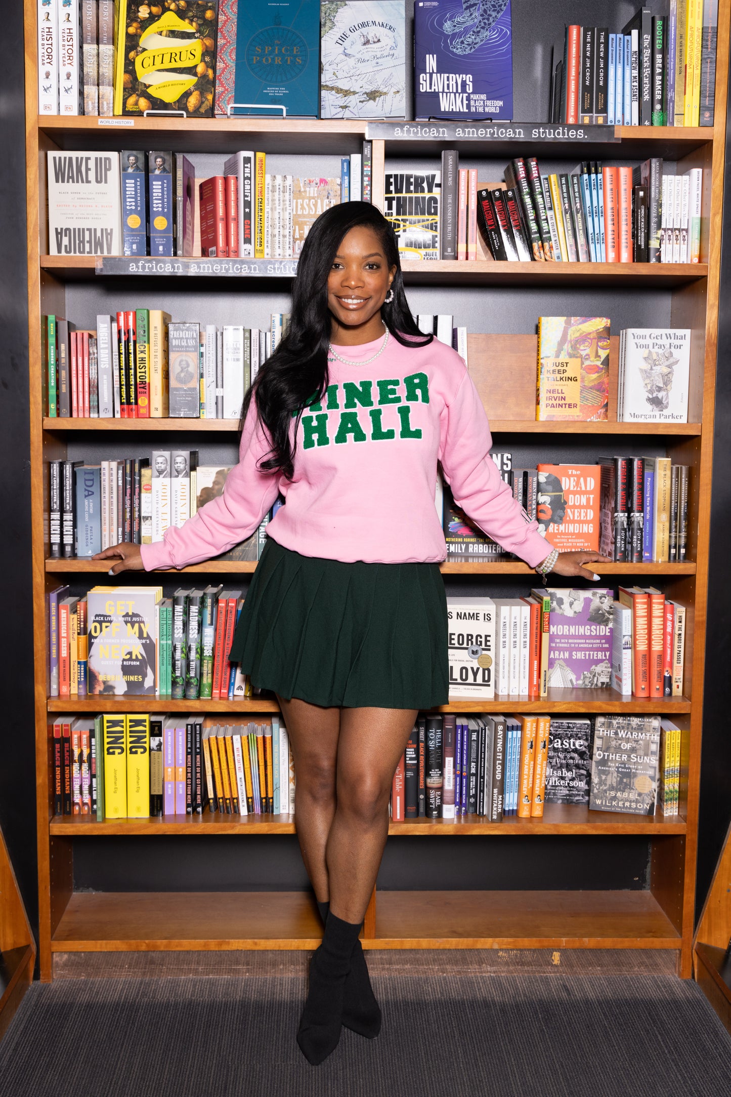 Miner Hall AKA Chenille Sweatshirt (pink)