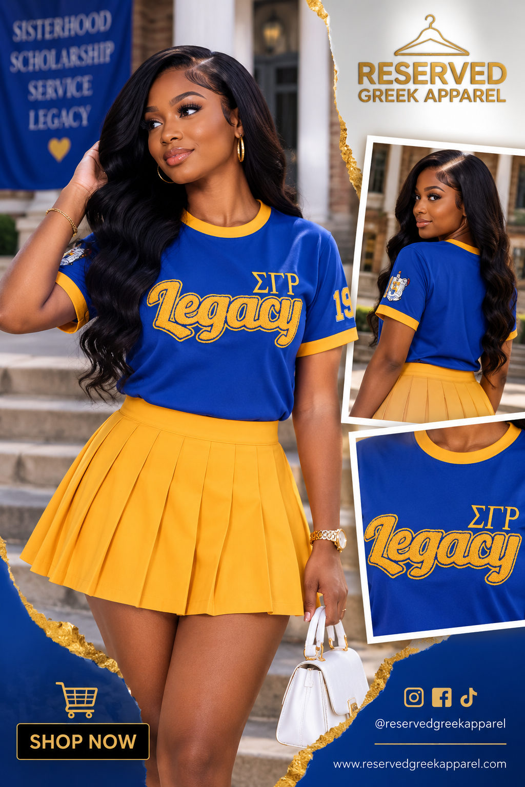 Sigma Gamma Rho Sorority, Inc. Legacy T-shirt (blue)