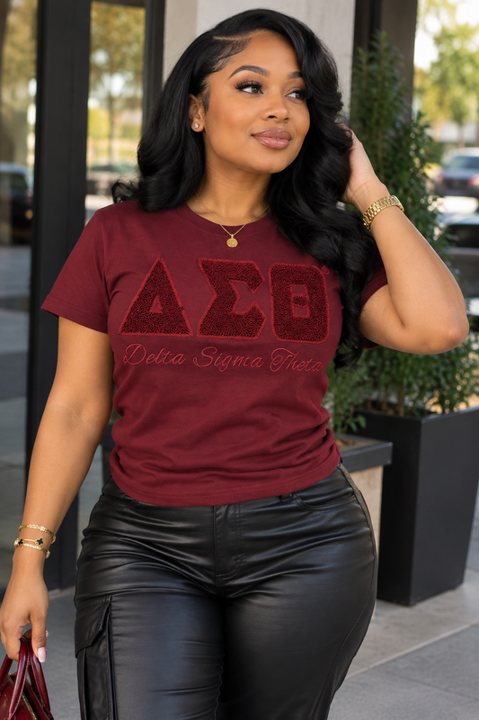 Delta Sigma Theta Sorority, Inc. T-shirt (maroon)