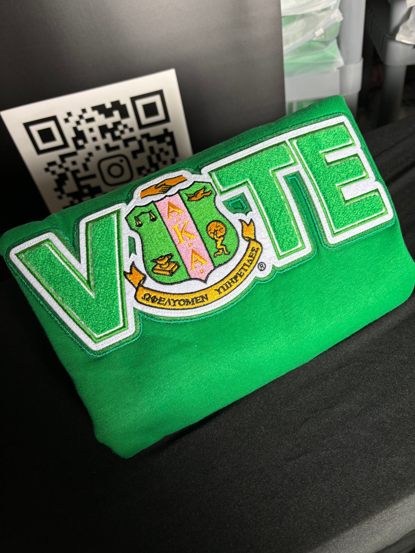 Alpha Kappa Alpha Sorority, Inc. VOTE Sweatshirt (Green)