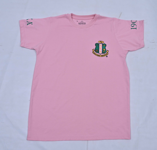 AKA Shield t-shirt (pink)