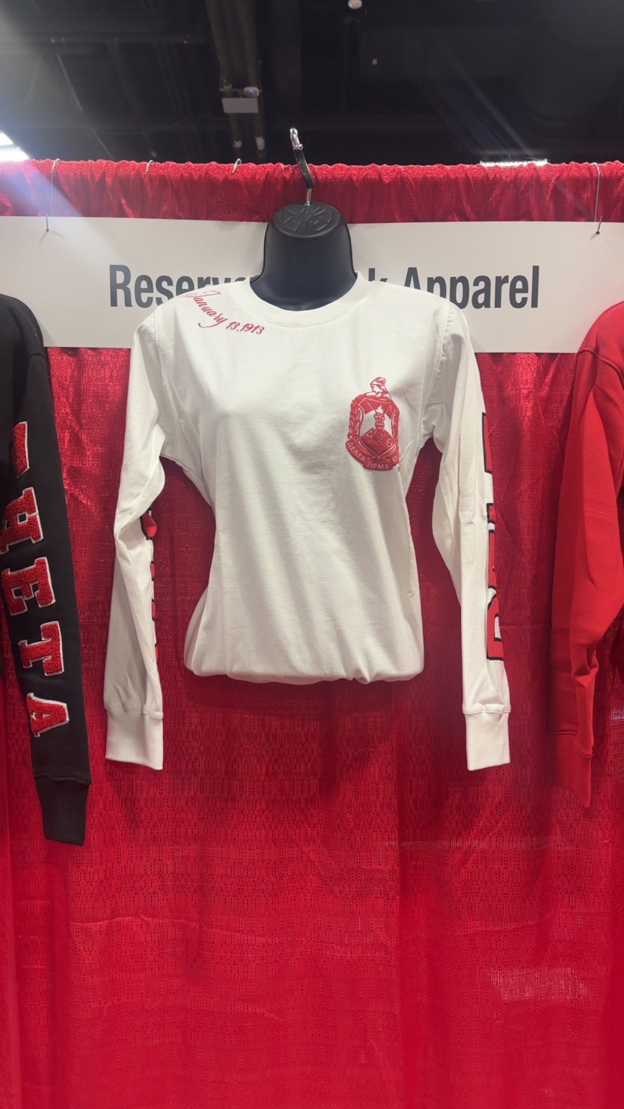 DST Long Sleeve Puff T-shirt (white)