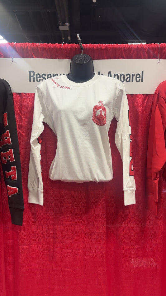 DST Long Sleeve Puff T-shirt (white)
